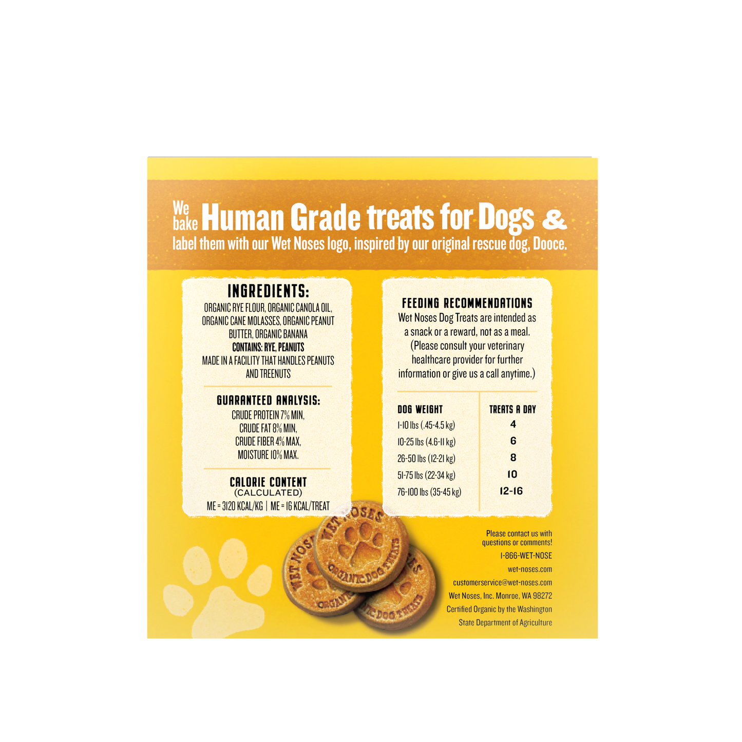 Peanut Butter & Banana Box Treats 5lbs - Case of 4