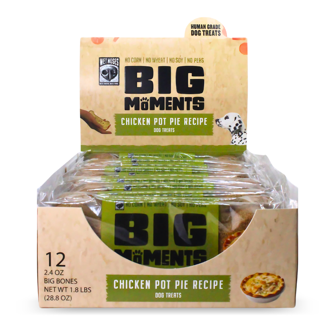 Moments Chicken Pot Pie Big Bones 2.4oz - Case of 24