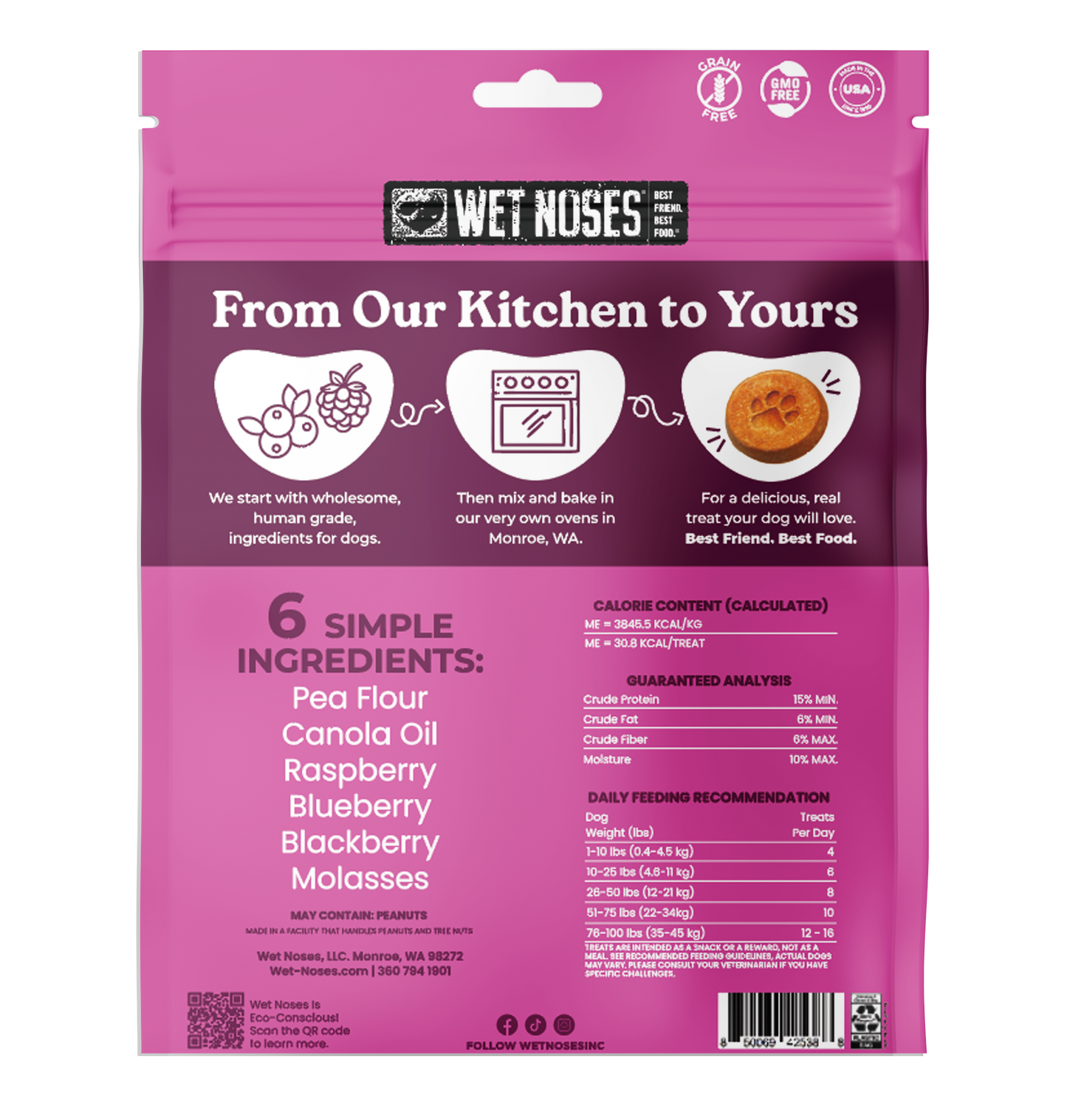 Berry Blast Crunchy Baked Treats 10oz - Case of 6