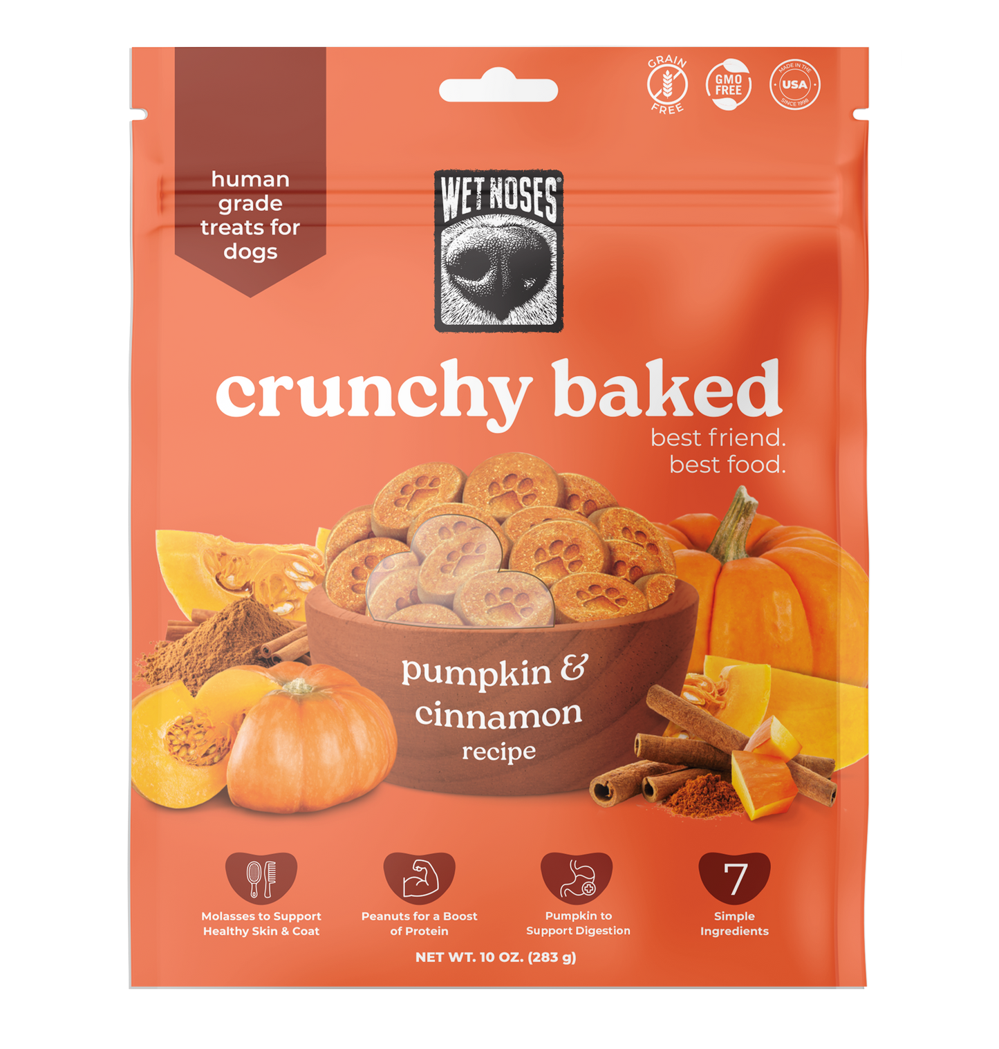 Pumpkin Cinnamon Crunchy Baked Treats 10oz - Case of 6