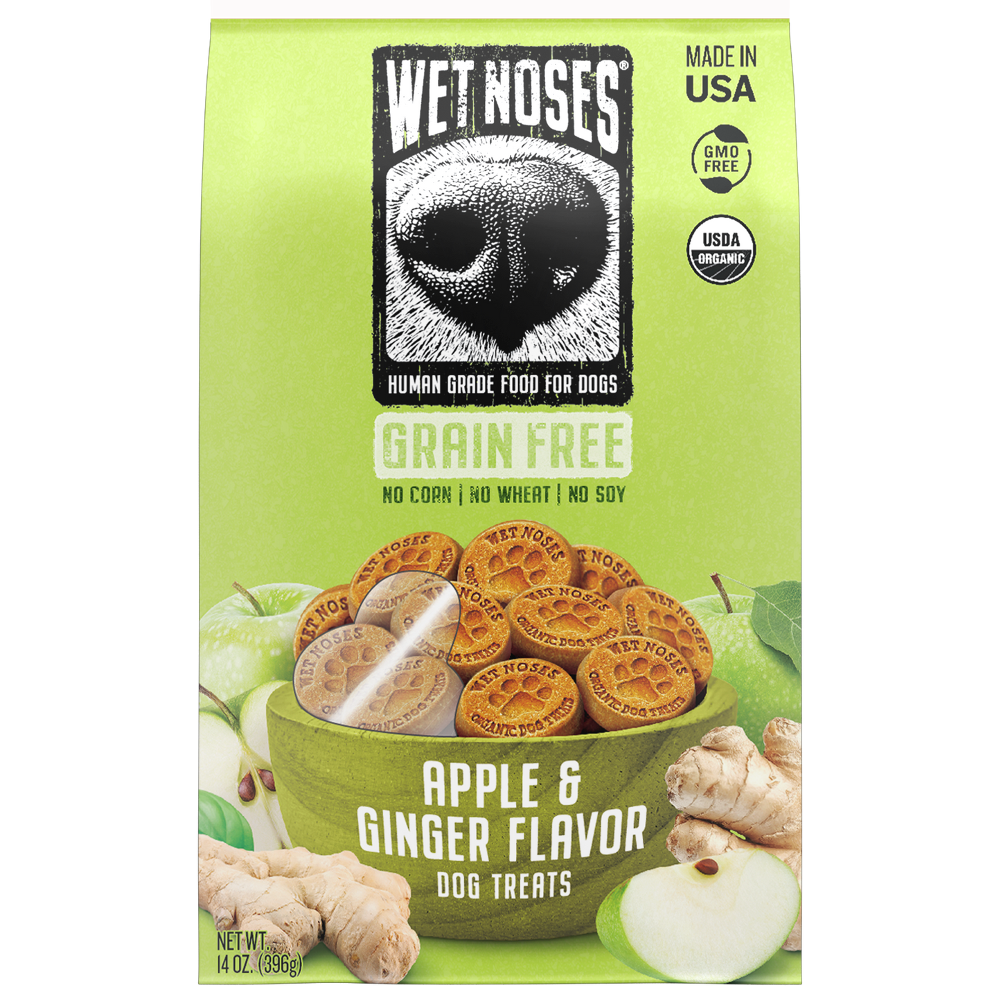 Apple & Ginger Grain Free Original Treats 14oz - Case of 6