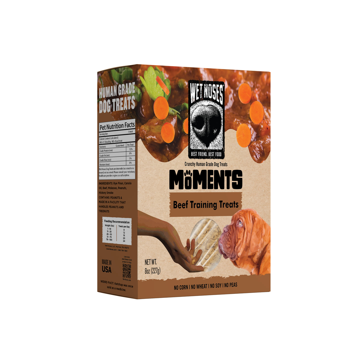 Moments Beef Training Treats 8oz - Case of 8