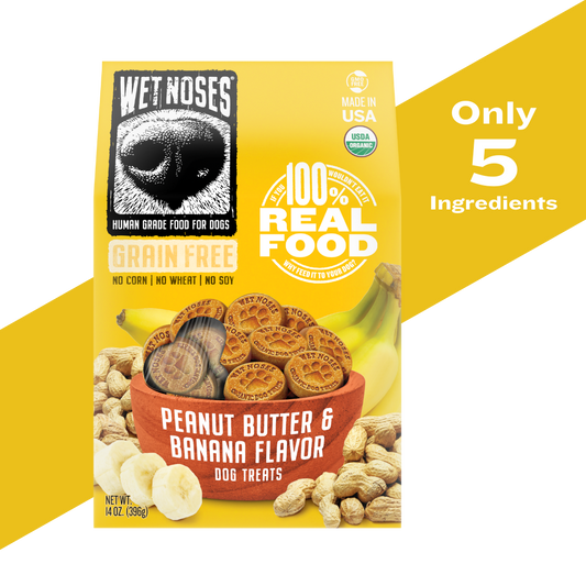 Peanut Butter & Banana Grain Free Original Treats 14oz - Case of 6