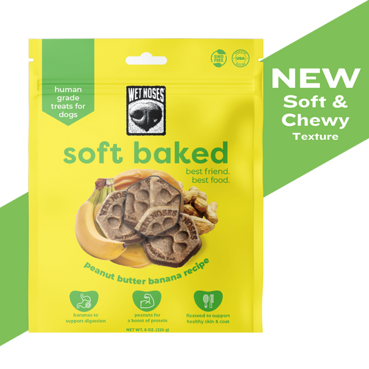 Peanut Butter Banana Soft Baked Treats 8oz - Case of 12
