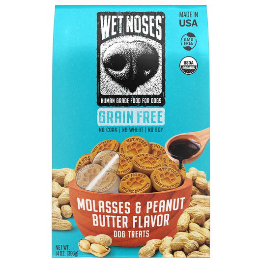 Peanut Butter & Molasses Grain Free Original Treats 14oz - Case of 6