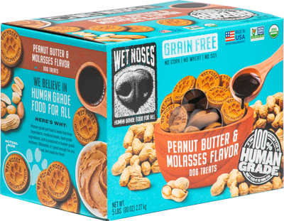 Peanut Butter & Molasses Grain Free Box Treats 5lbs - Case of 4