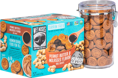 Peanut Butter & Molasses Grain Free Box Treats 5lbs - Case of 4