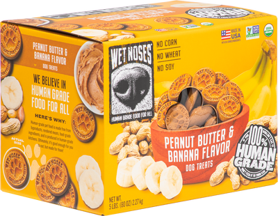 Peanut Butter & Banana Box Treats 5lbs - Case of 4