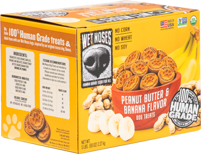 Peanut Butter & Banana Box Treats 5lbs - Case of 4