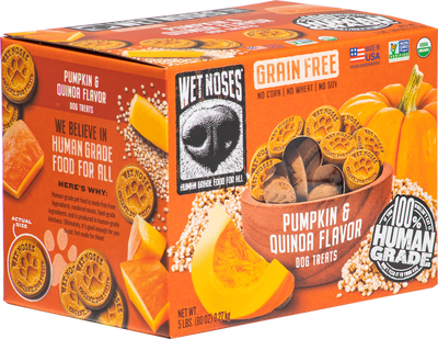 Pumpkin & Quinoa Grain Free Box Treats 5lbs - Case of 4