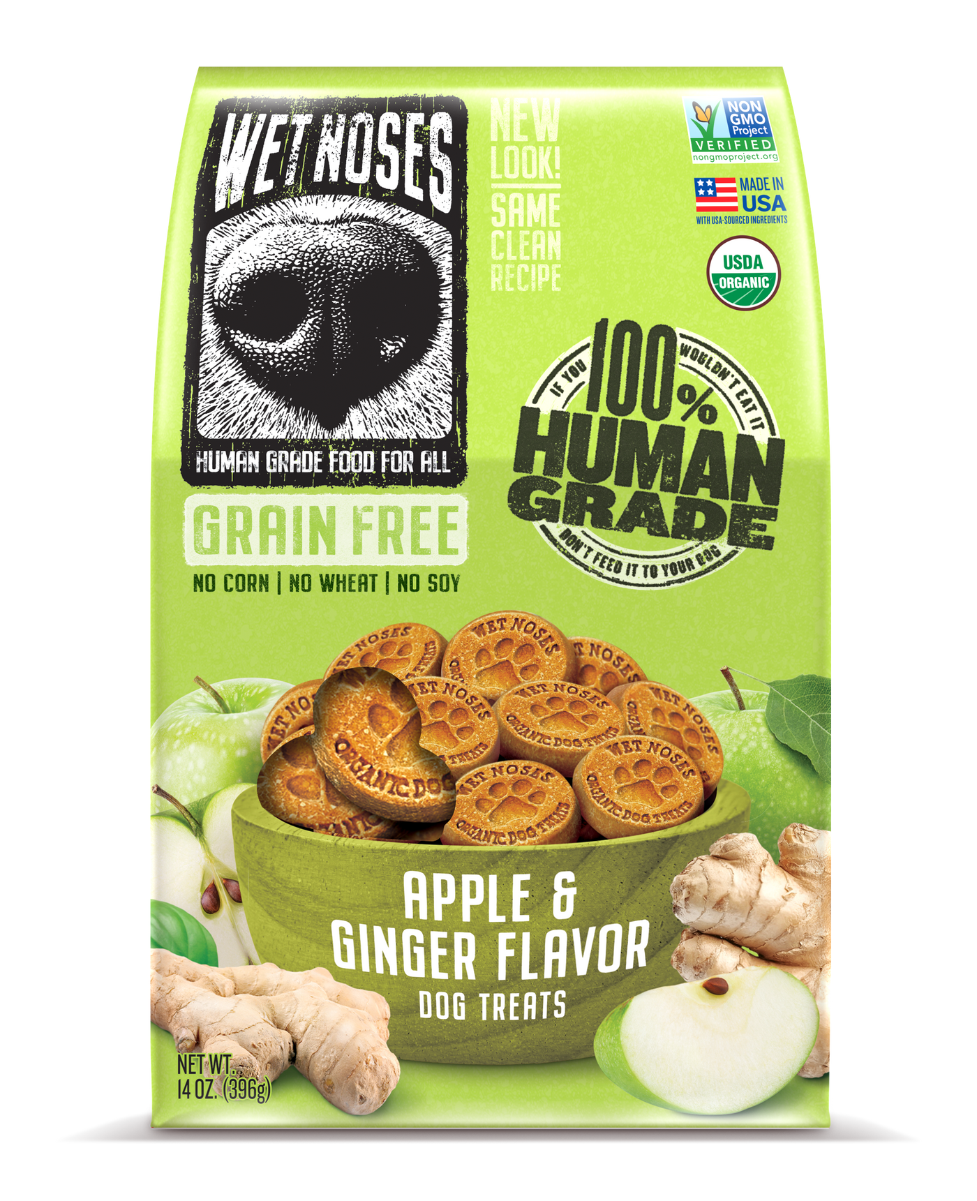 Apple & Ginger Grain Free Original Treats 14oz - Case of 6