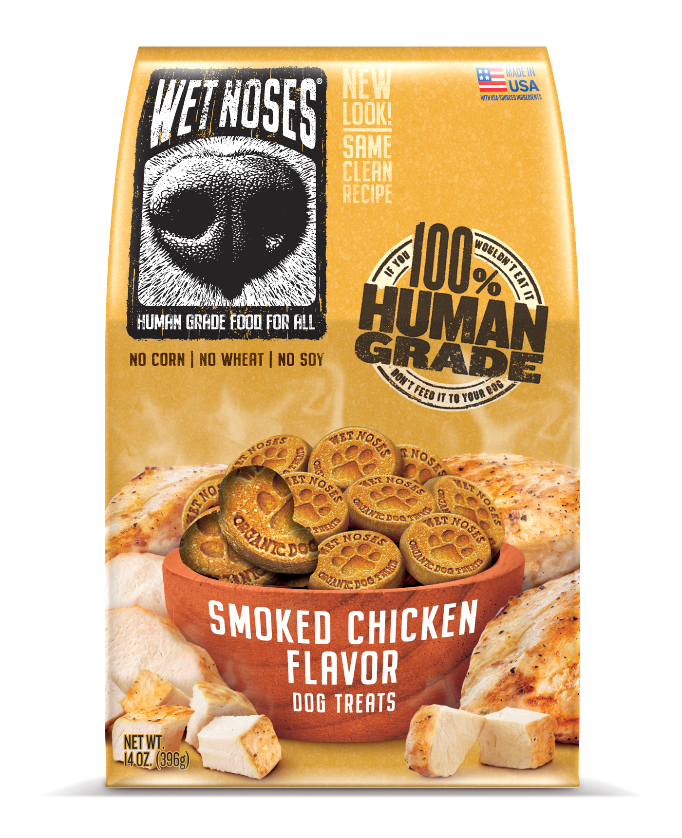 Crunchy Meaty Smoked Chicken 14oz - Case of 6